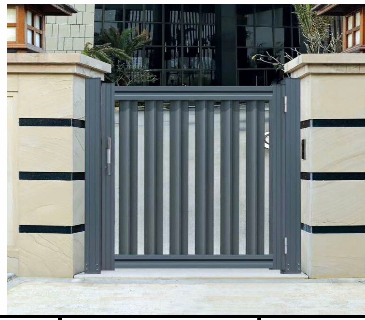 武漢電動人行門